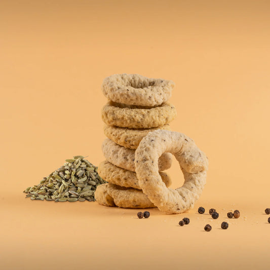 Taralli con Semi di Finocchio (con Pepe)