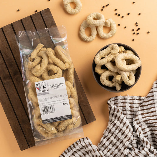 Taralli con Semi di Finocchio (con Pepe)
