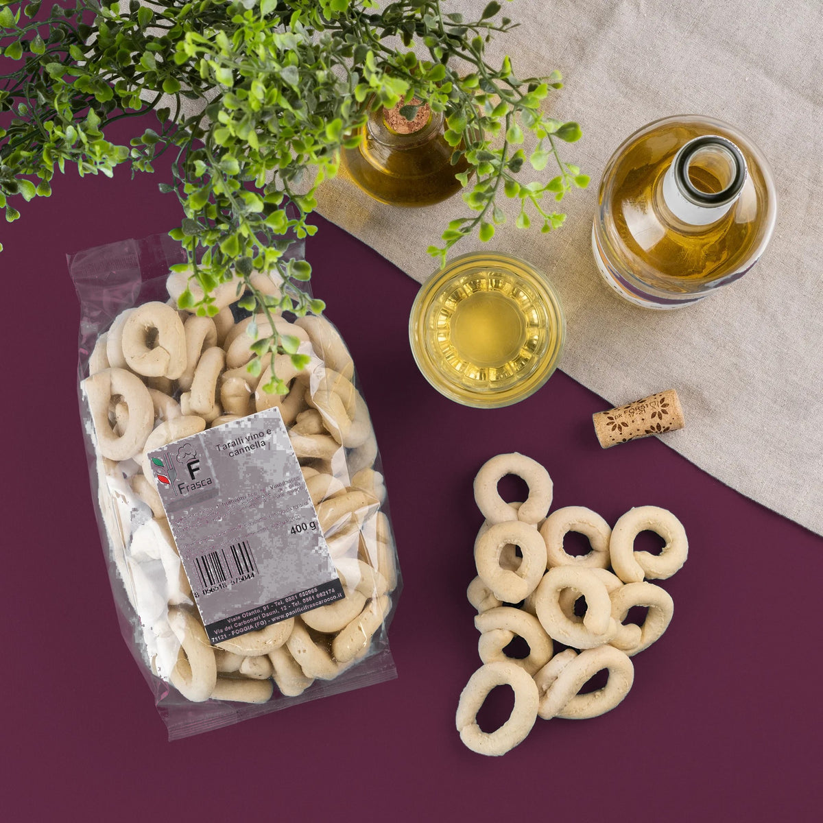 Taralli con Vino Bianco e Cannella